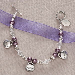 Girls Personalized Bracelet - Special Daughter - 10525