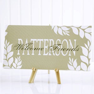 Personalized Canvas Art - Bless All Who Enter - 10540