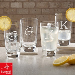 Initial Monogram Personalized Tumblers - Bormioli Rocco - 10567