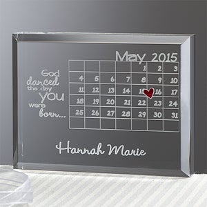 Personalized Baby Keepsakes - God Danced - 10668