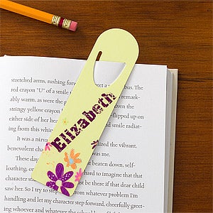 Personalized Bookmarks - Flowers - 10712