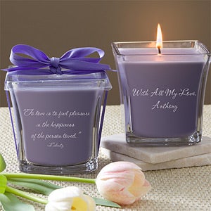 Romantic Personalized Candles - For My Love - 10735