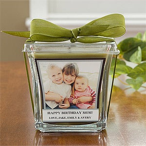Personalized Photo Candles - Picture Perfect Glass Candle - 10736