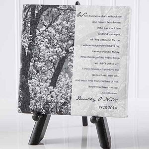 Personalized Memorial Table Canvas - In Memory - 10785