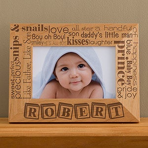 Personalized Baby Picture Frames - Pride & Joy - 10827