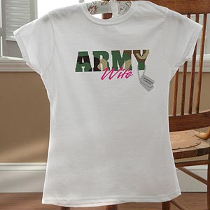 Personalized Army & Navy Supporter Shirts & Apparel - 10836
