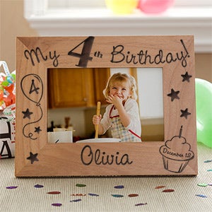Personalized Kids Birthday Picture Frames - Look How Old I Am - 10852