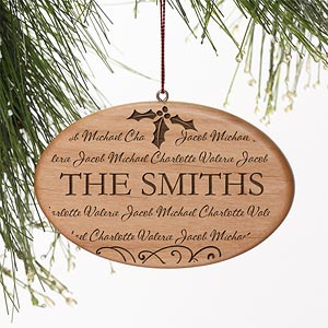 Personalized Christmas Ornaments - Family Is Forever - 11000