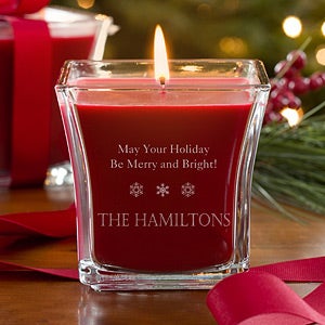 Personalized Christmas Candles - Spirit of Christmas - 11026