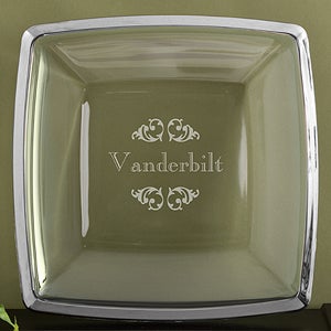 Personalized Serving Platters - Engraved Monogram - 11033