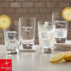 Bormioli Rocco® Corporate Logo Lounge Glass Set of 4  - 11044