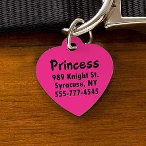Engraved Pet ID Tags - You Name It - 11051