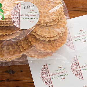 Personalized Gift Tag Stickers - Classic Christmas - 11058