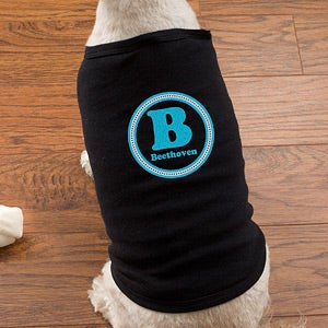 Personalized Dog Shirts - Initial & Name - 11069