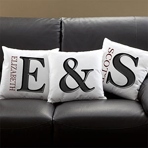 Personalized Throw Pillows - Monogram - 11113