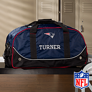 Personalized New England Patriots Rolling Duffel Bags - 11118