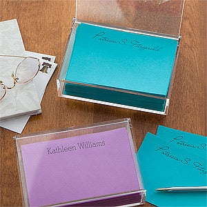Personalized Notepads & Caddy - You Name It - 11145