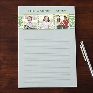 Personalized Photo Notepads - Floral Design - 11156