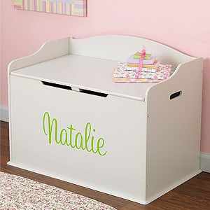 white wooden toy box argos