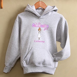Personalized First Communion Sweatshirt - Communion Girl - 11291