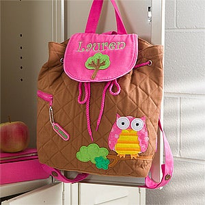 Personalized Kids Backpacks - Sweet Owl - 11294