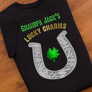 Personalized Grandpa Shirts - Lucky Charms - 11305