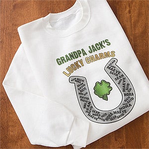 Personalized Grandpa Shirts - Lucky Charms - 11305