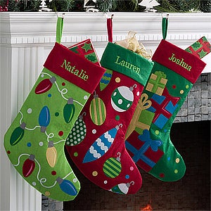 Personalized Christmas Stockings - Christmas Memories - 11329