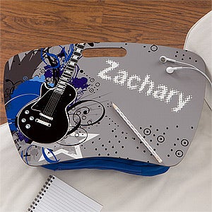Personalized Lap Desk for Kids - Rockin' Guitar - 11389