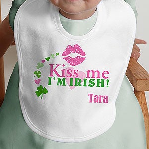 Kids Personalized Irish Apparel - Kiss Me I'm Irish - 11424