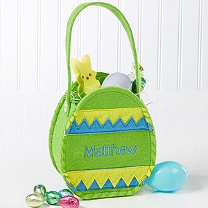Personalized Easter Baskets - Easter Egg Treat Bags - 11433