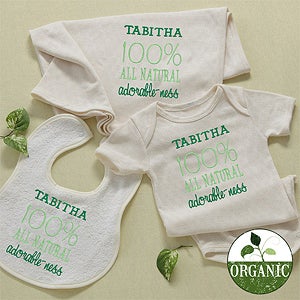 Personalized Organic Cotton Baby Clothing Collection - 11459