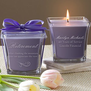 Personalized Candles - Happy Retirement - 11556