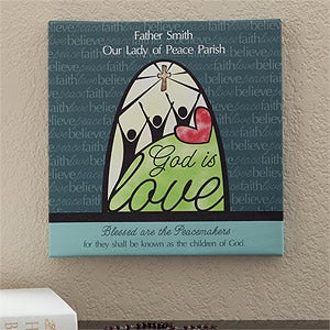 Personalized Canvas Art - God Is Love - 11571