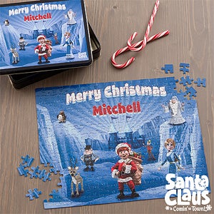 Personalized Christmas Puzzles - Santa Claus Is Comin' To Town - 11577