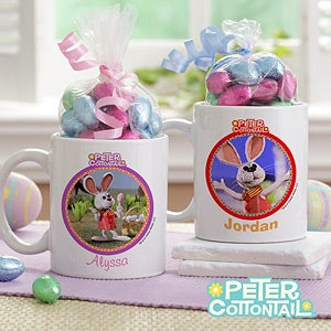 Personalized Peter Cottontail Easter Mugs - 11581