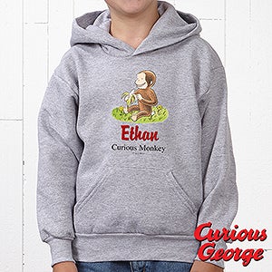 Personalized Kids Sweatshirts - Curious George - 11589
