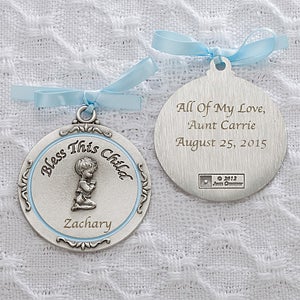 Personalized Crib Medallions - Bless This Child - 11607