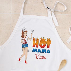 Personalized Apron - Hot Mama - 11635