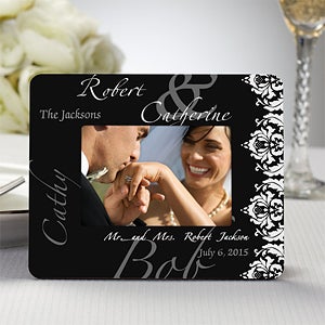 Personalized Wedding Favor Mini Picture Frames - Wedding Couple - 11671