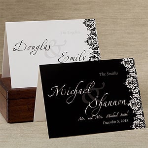 Personalized Wedding Greeting Cards - Wedding Couple - 11672