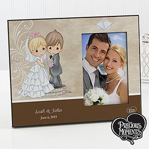 Personalized Precious Moments Picture Frames - Bride & Groom - 11679