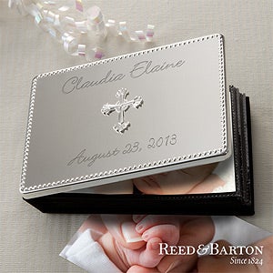 Unique Baby Photo Albums on Personalized Silver Baby Photo Album   Reed   Barton   11690
