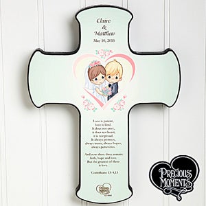 Personalized Wedding Wall Cross - Precious Moments - 11745
