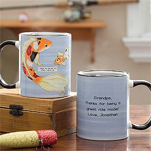 Personalized Father Coffee Mugs - Big Fish, Little Fish - 11761
