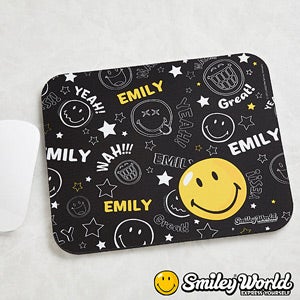 Personalized Smiley Face Mouse Pad - 11816
