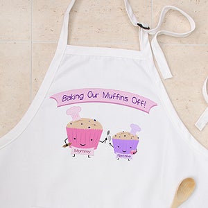 Personalized Mother & Daughter Apron Set - Baking with Mommy - 11855