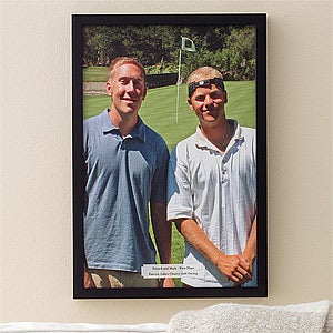 Personalized Golf Photo Canvas Art - Perfect Day - 11912