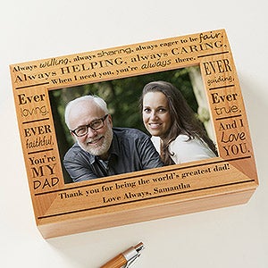 Personalized Photo Keepsake Box - Definition of Dad - 11920