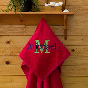 Kids Personalized Beach Towels - All About Me - 11931